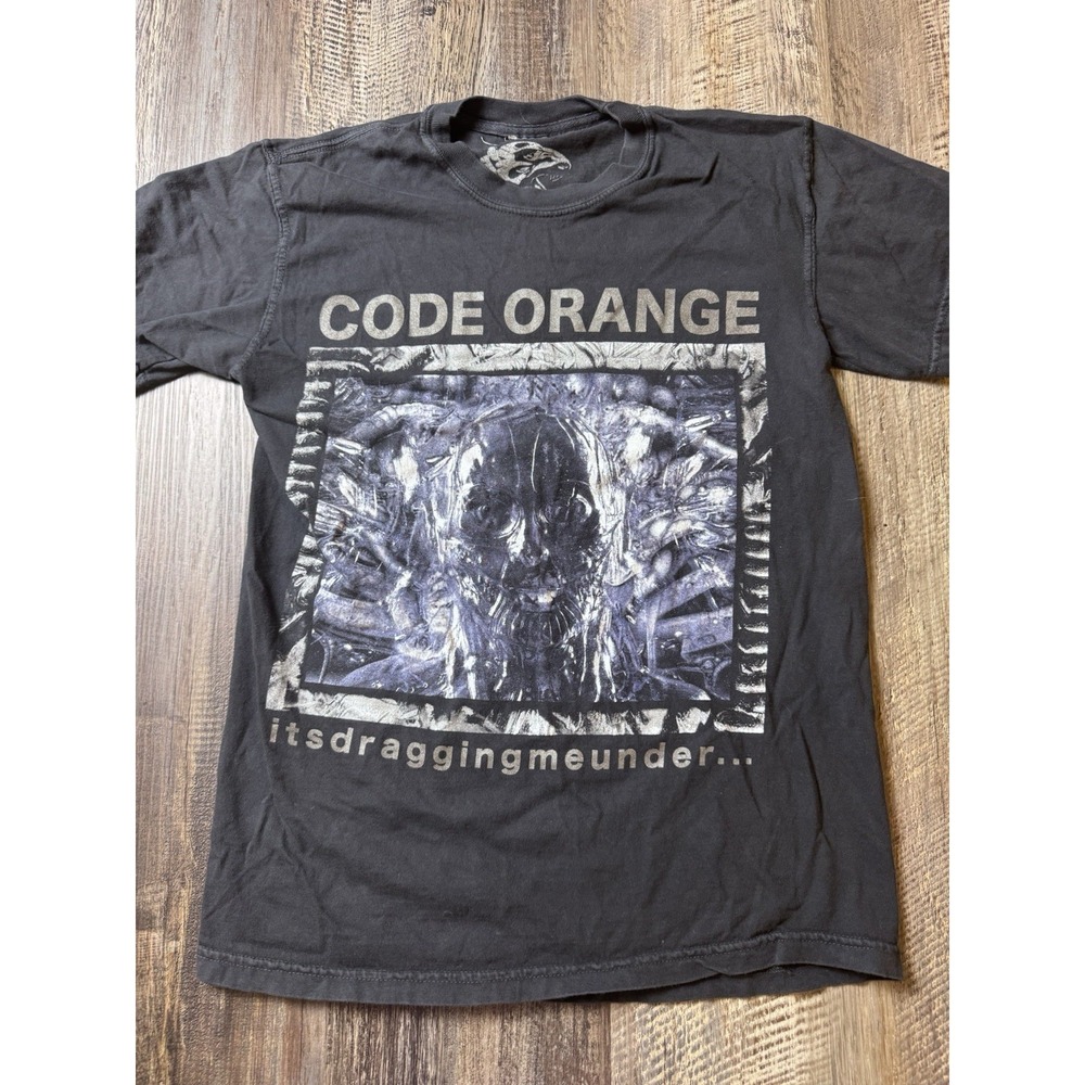 Code Orange black t-shirt "It's dragging me under" size S Hardcore Metal